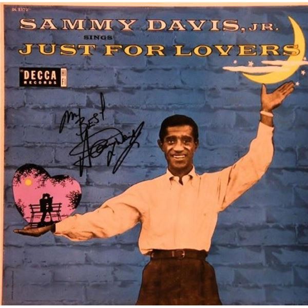 Sammy Davis Jr. signed Just For Lovers album