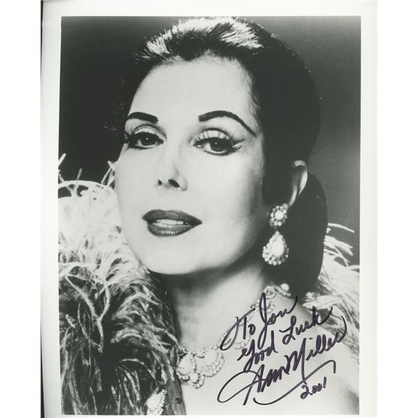 Ann Miller signed photo