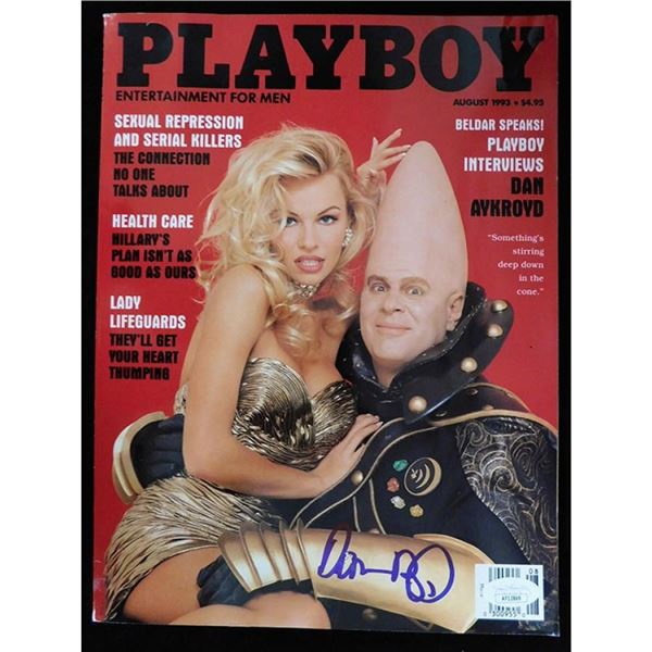 Coneheads Dan Aykroyd Actor Signed Playboy August 1993 Magazine JSA Authenticated