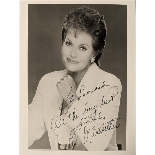 Batman Lee Meriwether signed photo
