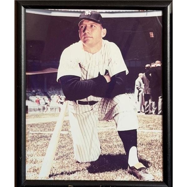 Mickey Mantle Signed Photo