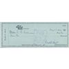 Image 3 : New York Yankees Waite Hoyt Signed Cancelled Check JSA Authenticated