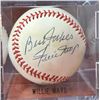 Image 1 : Willie Mays signed baseball