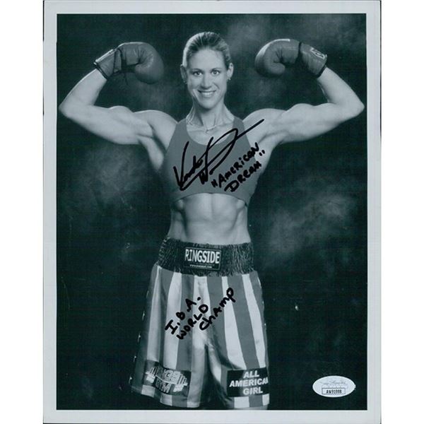 Womens Boxing Champion Vonda Ward Signed 8x10 Cardstock Photo