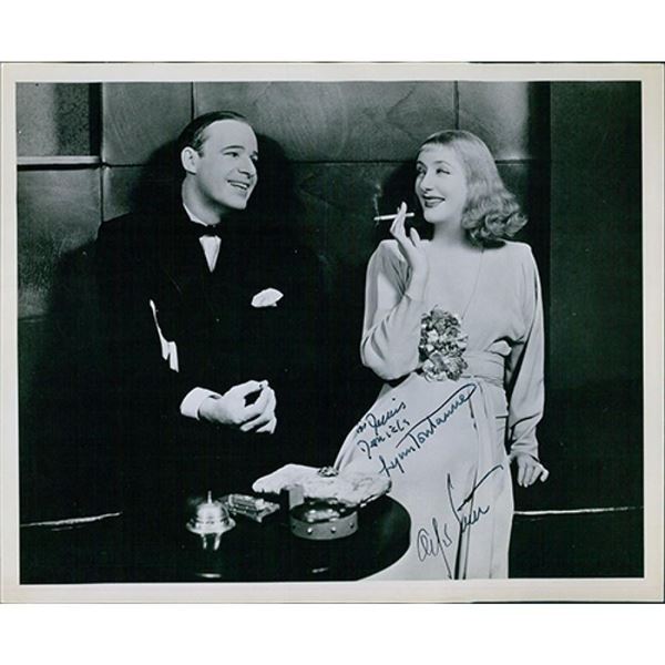 The Lunts signed photo. JSA Authenticated