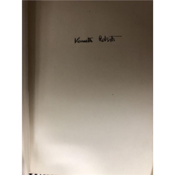 Kenneth Roberts signed book
