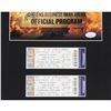 Image 1 : Tomasz Adamek Chris Arreola Signed Matted Program and Ticket