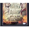 Image 3 : Tomasz Adamek Chris Arreola Signed Matted Program and Ticket