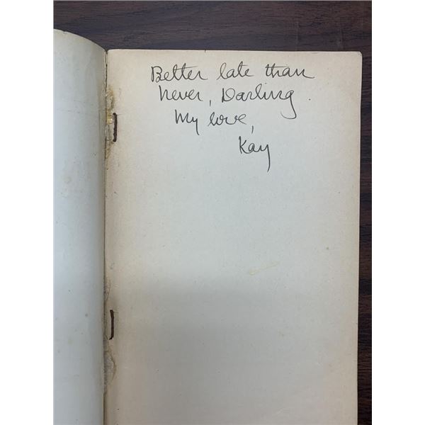 Yale Plays signed book