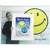 Image 1 : Smiley Face Creator Harvey Ball signed Smiley Photo