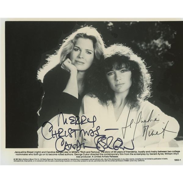 Rich and Famous Jaqueline Bisset and Candice Bergen signed movie photo