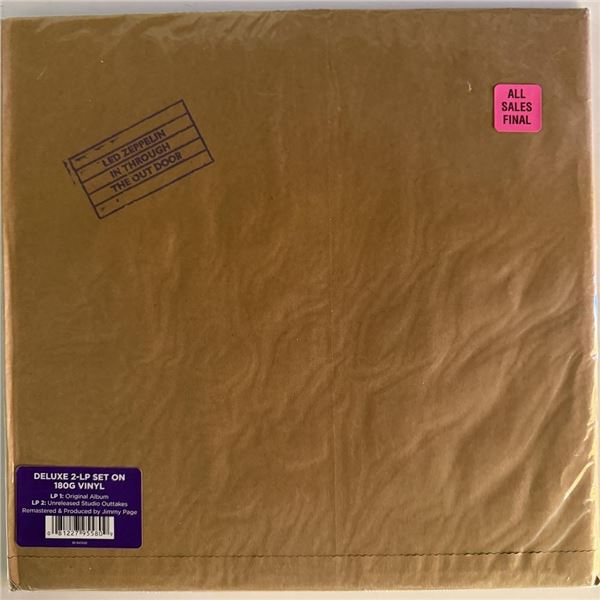 Led Zeppelin In Through The Out Door Remastered album pressing