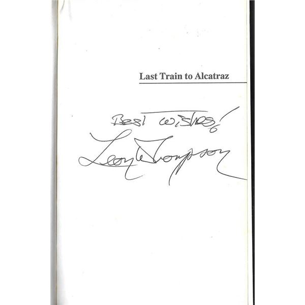 Alcatraz Inmate Leon â€œWhiteyâ€ Thompson Signed Book