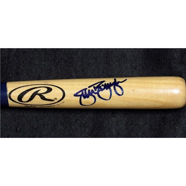 Tampa Bay Devil Rays Sean Burroughs Signed Mini Bat JSA Authenticated