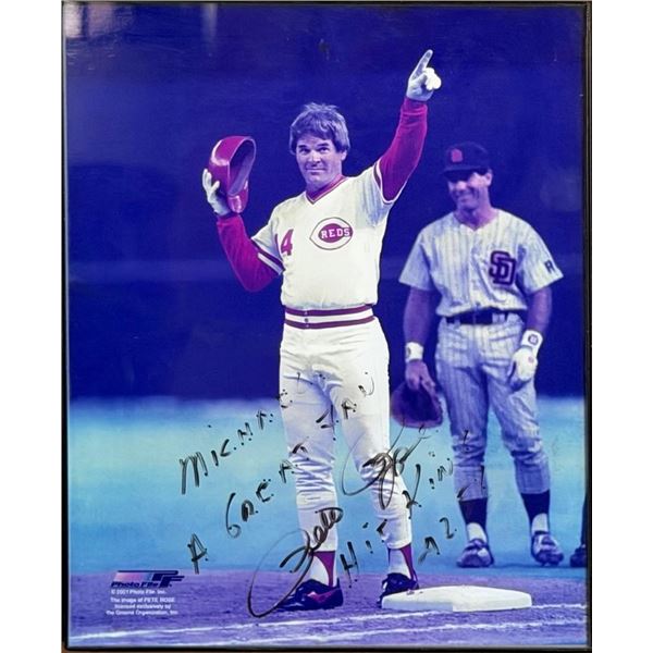 Pete Rose Signed Photo