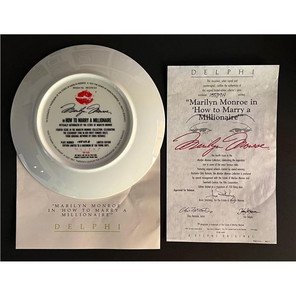 1990 Delphi limited edition Marilyn Monroe Collectable Dish