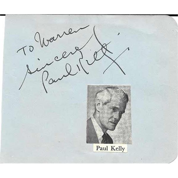 Mafia Member Paul Kelly Signed Album