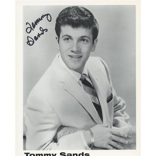 The Singing Idol Tommy Sands signed photo