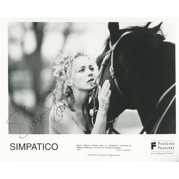 Sharon Stone signed movie photo