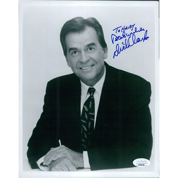 American Bandstand Host Dick Clark signed photo. JSA Authenticated