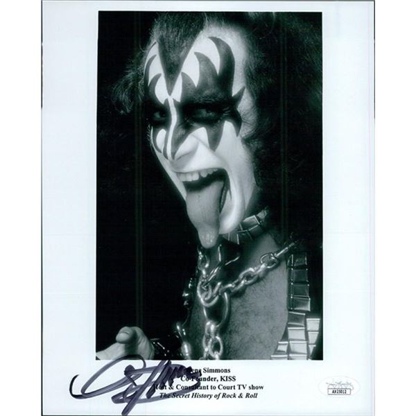 KISS Gene Simmons Signed Photo