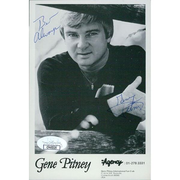 Singer Gene Pitney Signed Photo