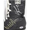 Image 1 : Boxer Vitali and Wladimir Klitschko Signed Black Reyes Boxing Shoe