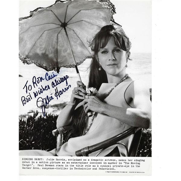 The Moving Target Julie Harris signed movie photo