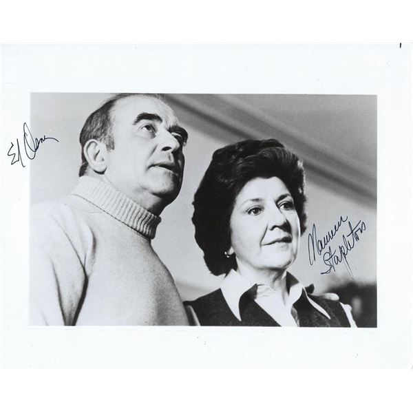 The Gathering Ed Asner and Maureen Stapleton signed movie photo