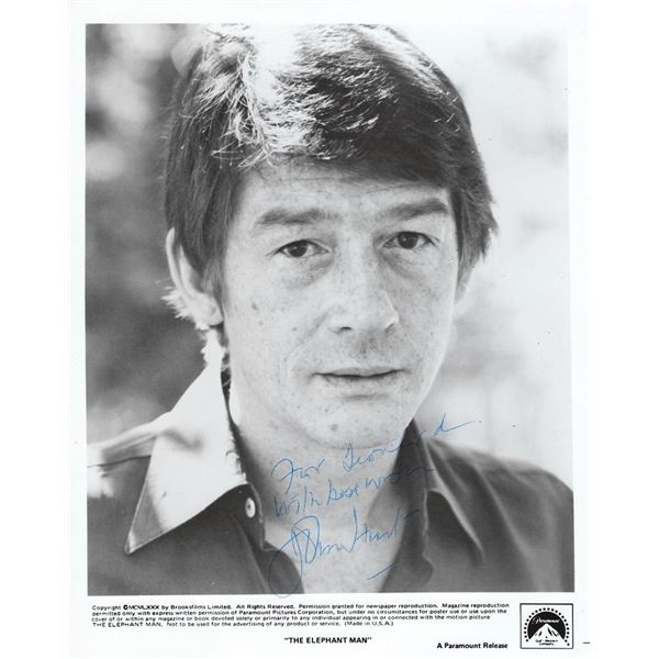 The Elephant Man John Hurt signed movie photo