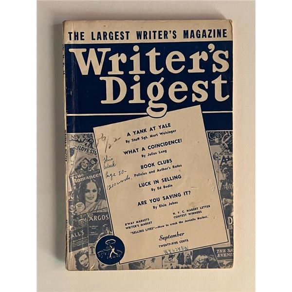 1944 Writers Digest Magazine