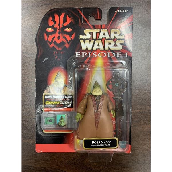 Star Wars unsigned Boss Nass action figure