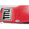 Image 2 : Victor Ortiz Signed Red Title Boxing Glove