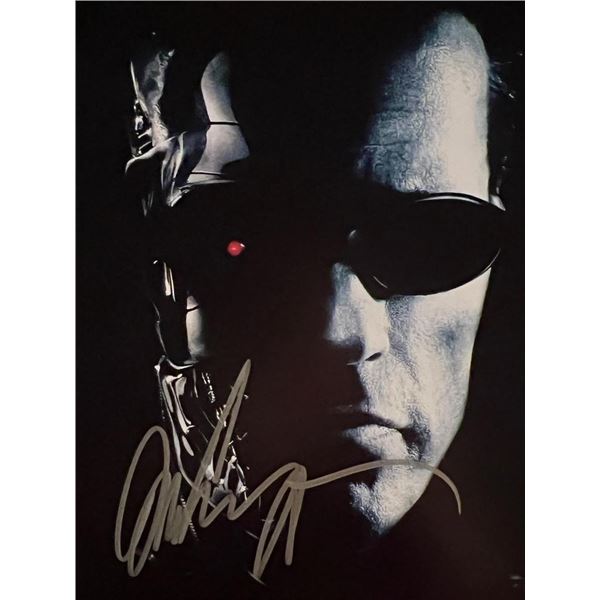 The Terminator Arnold Schwarzenegger signed movie photo