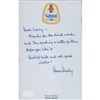 Image 1 : Comedian Norm Crosby Signed 5x8 Hand Written Letter JSA Authenticated