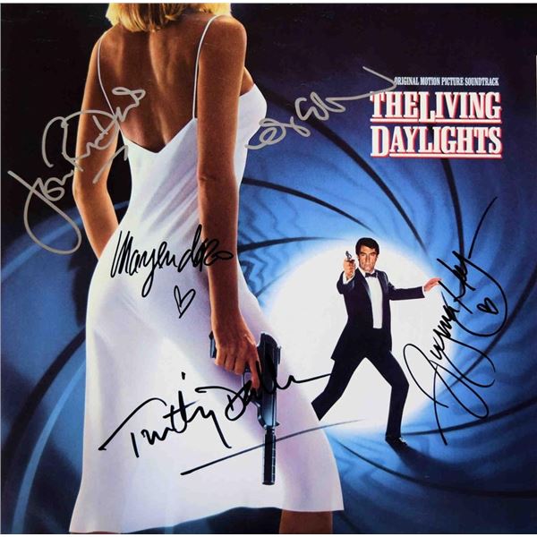 James Bond The Living Daylights signed Soundtrack