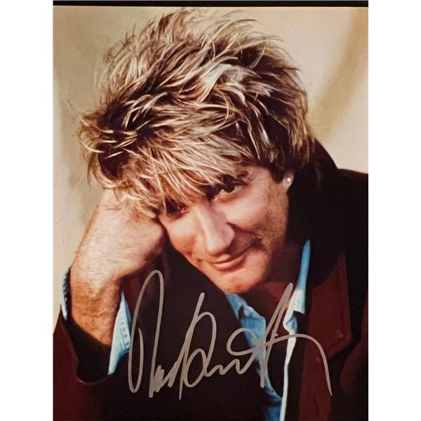 Rod Stewart signed photo