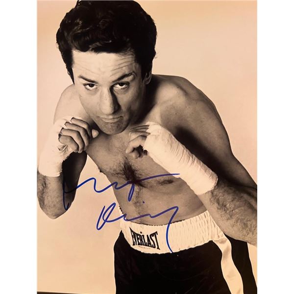 Raging Bull Robert De Niro signed photo