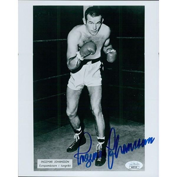 Ingemar Johansson Signed 8x10 Glossy Photo