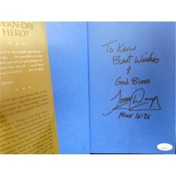 Indianapolis Colts Coach Tony Dungy Signed Hardcover Book JSA Authenticated