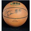 Image 4 : Los Angeles Laker Norm Nixon Signed Spalding Street Basketball JSA Authenticated Scuffing Damage