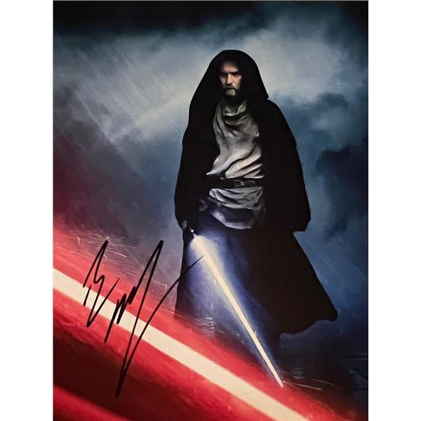 Star Wars Ewan McGregor signed photo