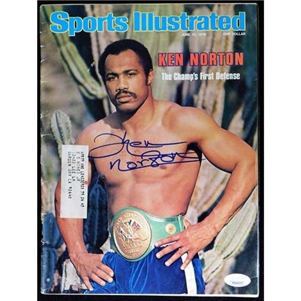 Ken Norton Signed 6/12/78 Sports Illustrated Magazine