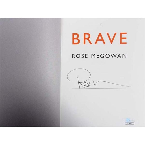 Scream Rose McGowan Signed First Edition Hard Cover Book JSA Authenticated B