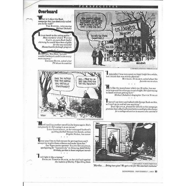 Killer Clown John Wayne Gacy Signed Chicago Tribune Pages