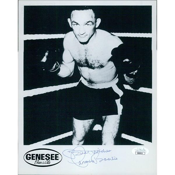 Carmen Basilio Signed 8x10 Glossy Photo