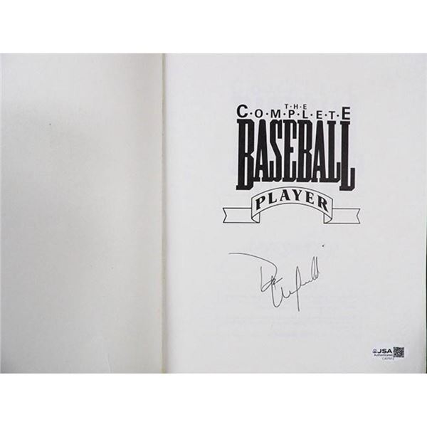 Major League Baseball Star Dave Winfield Signed The Complete Baseball Player Softcover Book JSA Auth