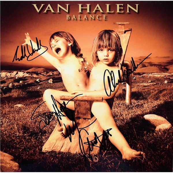 Van Halen Signed Balance Album