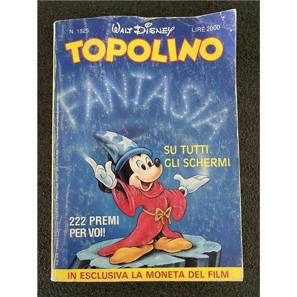 Walt Disney 1990 Topolino Italian Language Comic Magazine