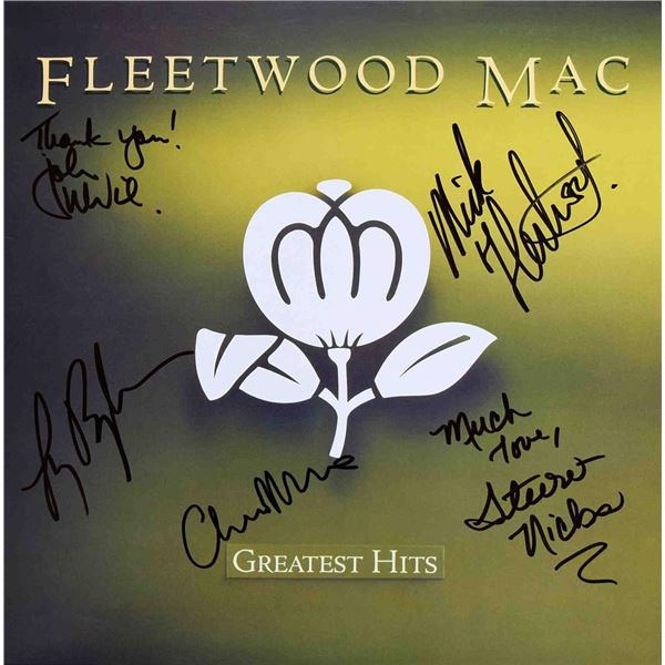 Fleetwood Mac Greatest Hits signed album